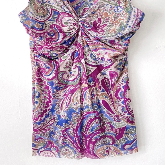 Sweet Pea Purple Patterned Tank Top - Picture 3 of 6